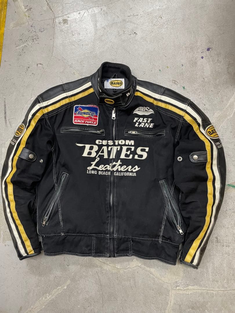 90s BETES ベイツ ライダースジャケット　コットンジャケット　バイカー