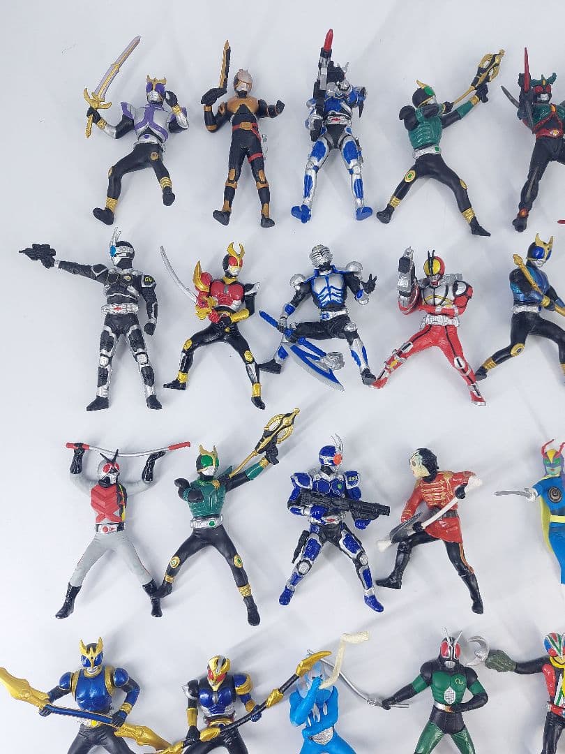仮面ライダー ガシャポン 56体 BANDAI HGシリーズ 武器 怪人他