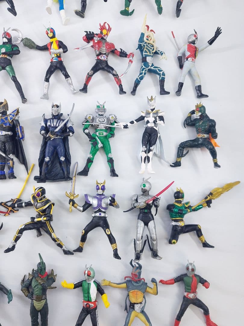 仮面ライダー ガシャポン 56体 BANDAI HGシリーズ 武器 怪人他