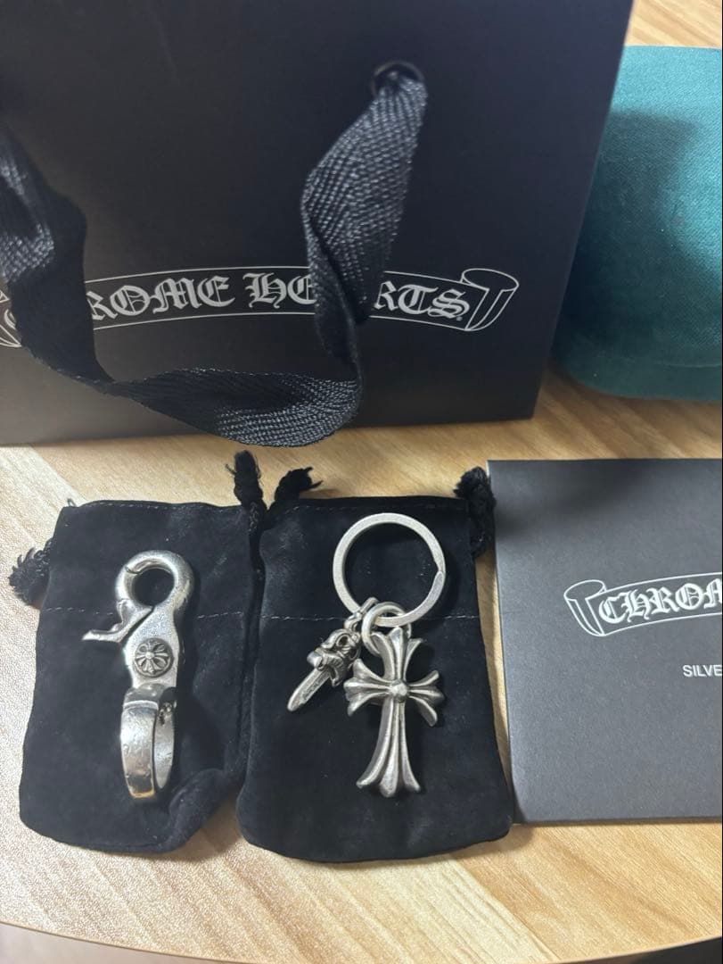 CHROME HEARTS クイッククリップ RNG&No5 DGGR クロス
