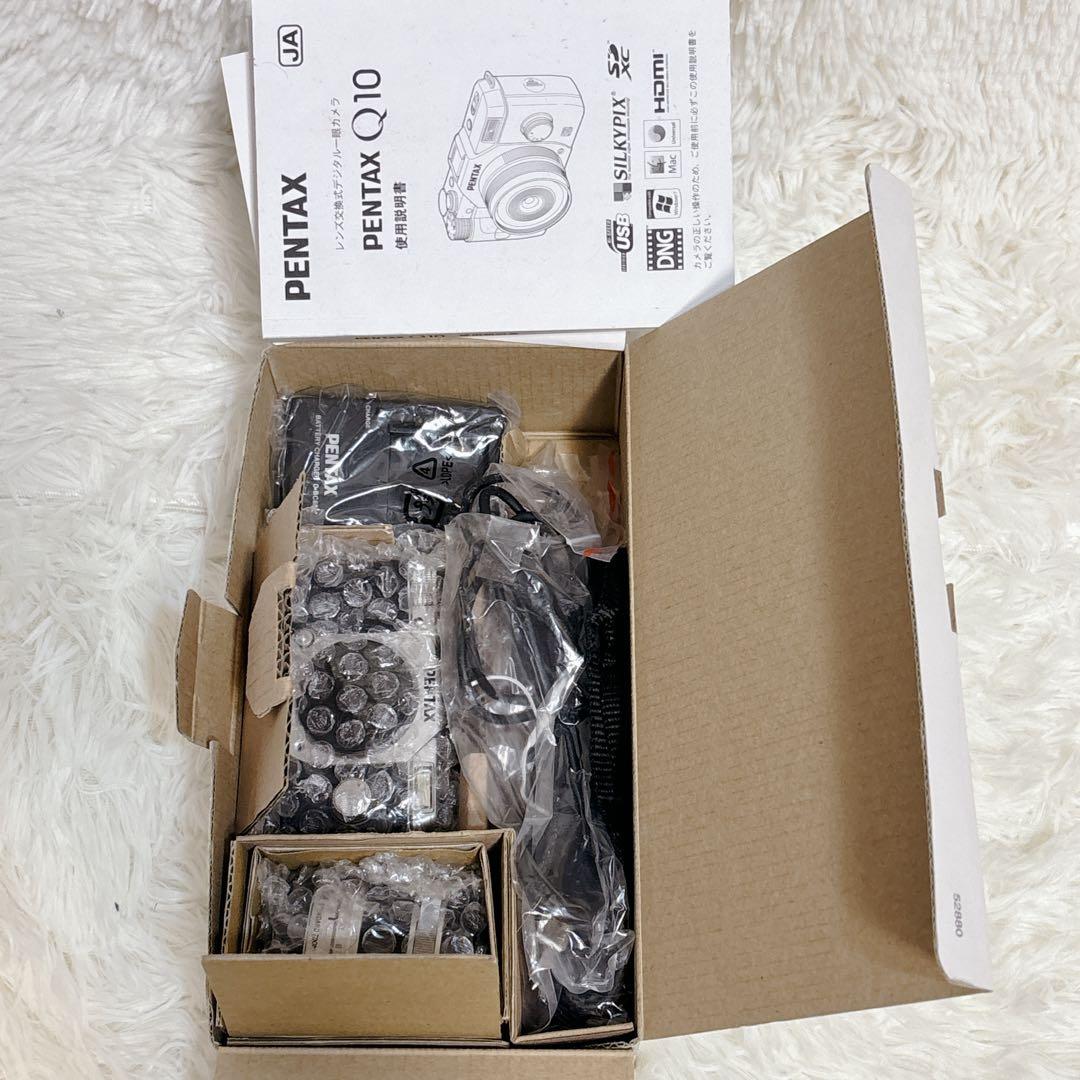 PENTAX Q10 ミラーレスカメラ 02STANDARD ZOOM　箱付
