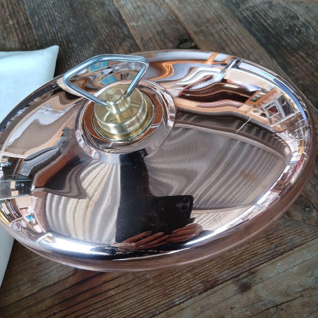 ドイツ製銅製楕円形湯タンポ袋付き