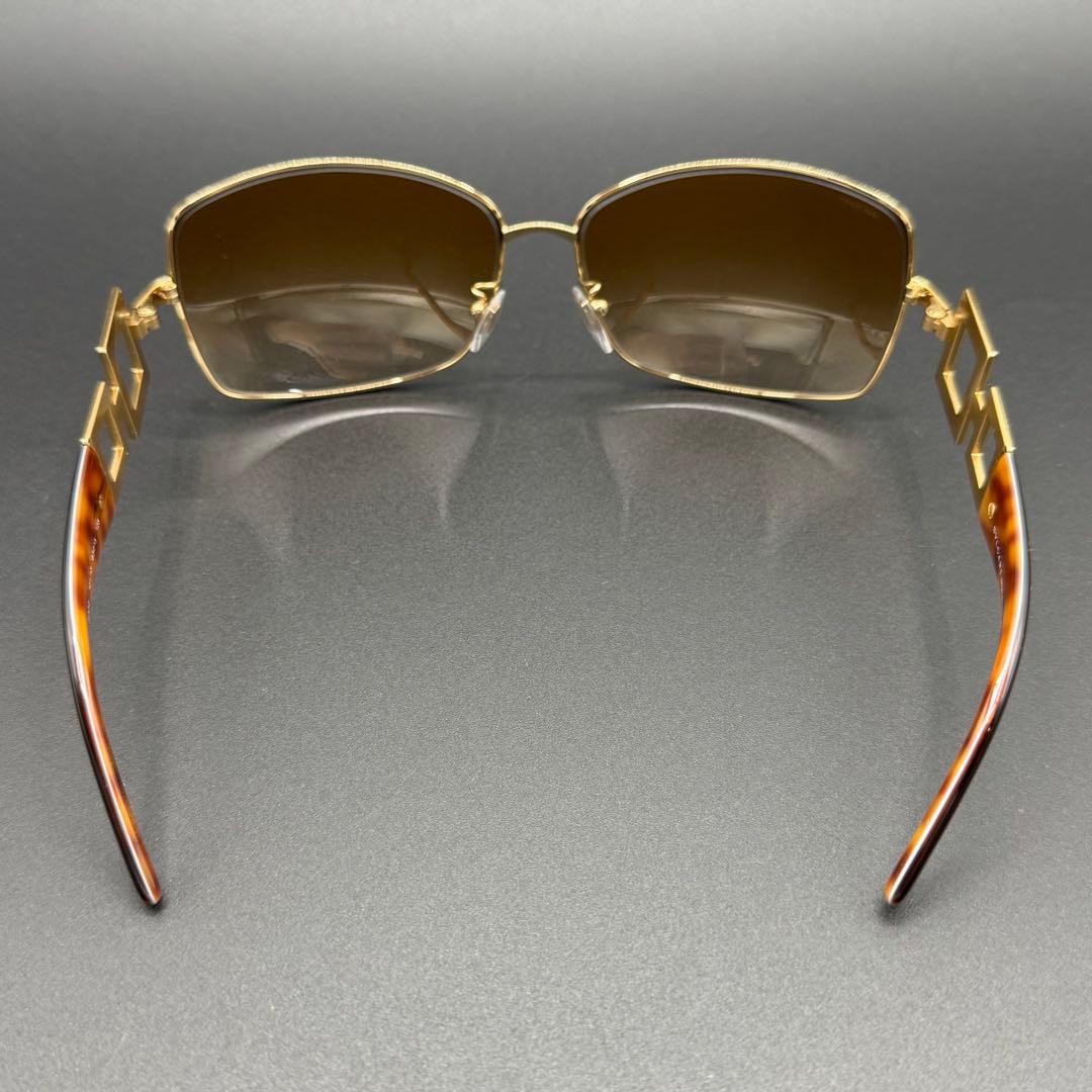 極美品　ブルガリ　サングラス　鼈甲　ゴールドフレーム　ブラウンレンズ