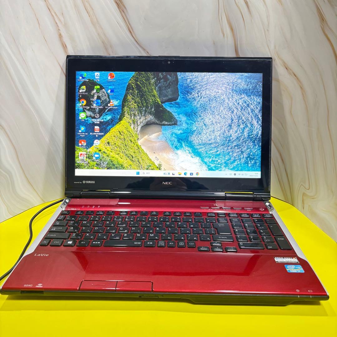 動作良好◎core i7❤️爆速SSD✨windows11ノートパソコン✨カメラ