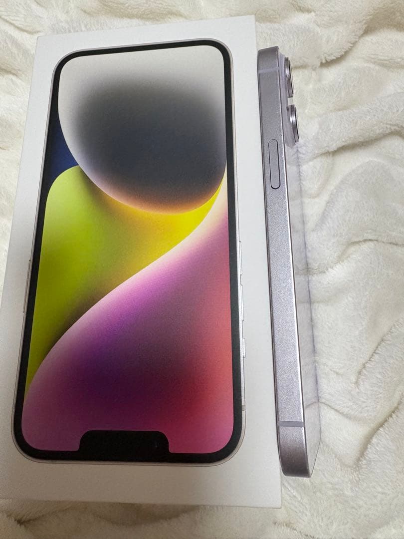 iPhone14 パープル 256GB SIMフリー 機能不良なし　箱付き