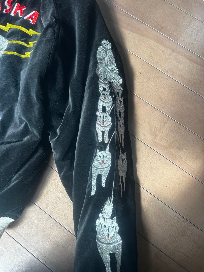 ヴィンテージ 当時物 ALASKA スカジャン ホッキョクグマ