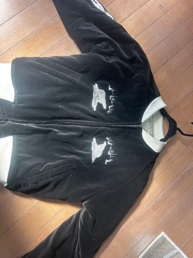 ヴィンテージ 当時物 ALASKA スカジャン ホッキョクグマ