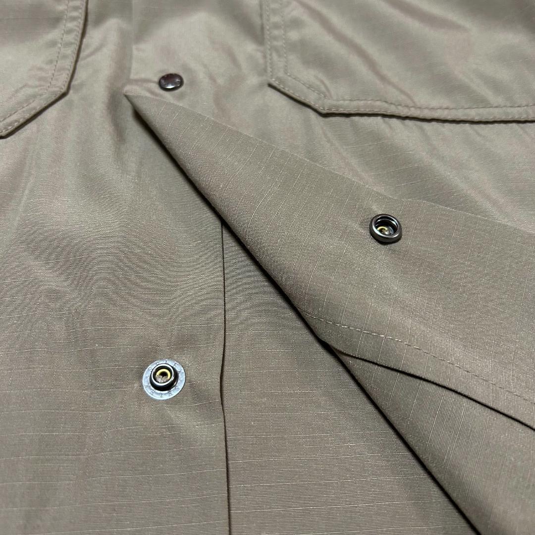 新品　Lサイズ　ノースフェイスパープルレーベル　トレイル シャツ　ベージュ