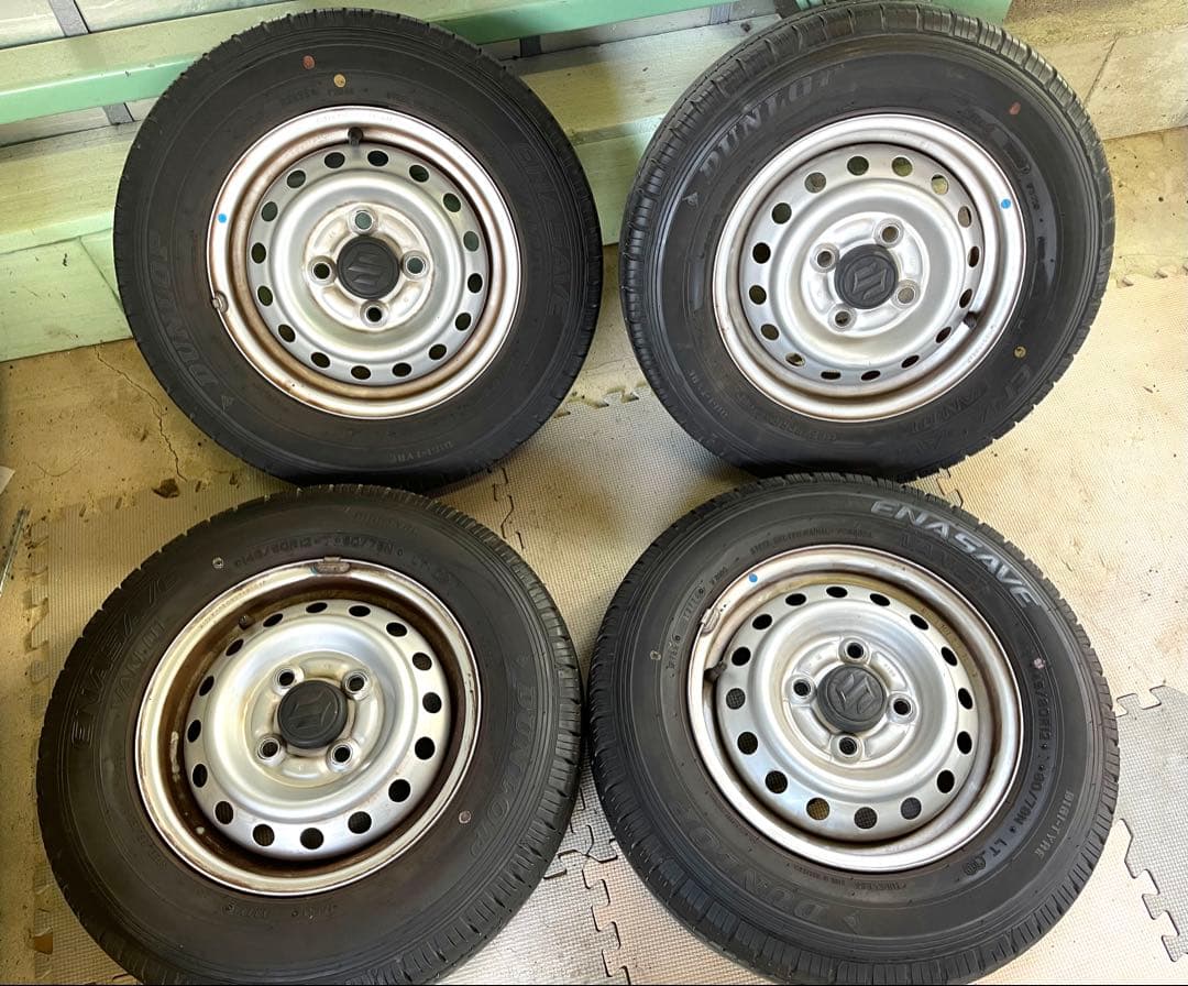 ダンロップ VAN01 145/80R12LT スチール 4本