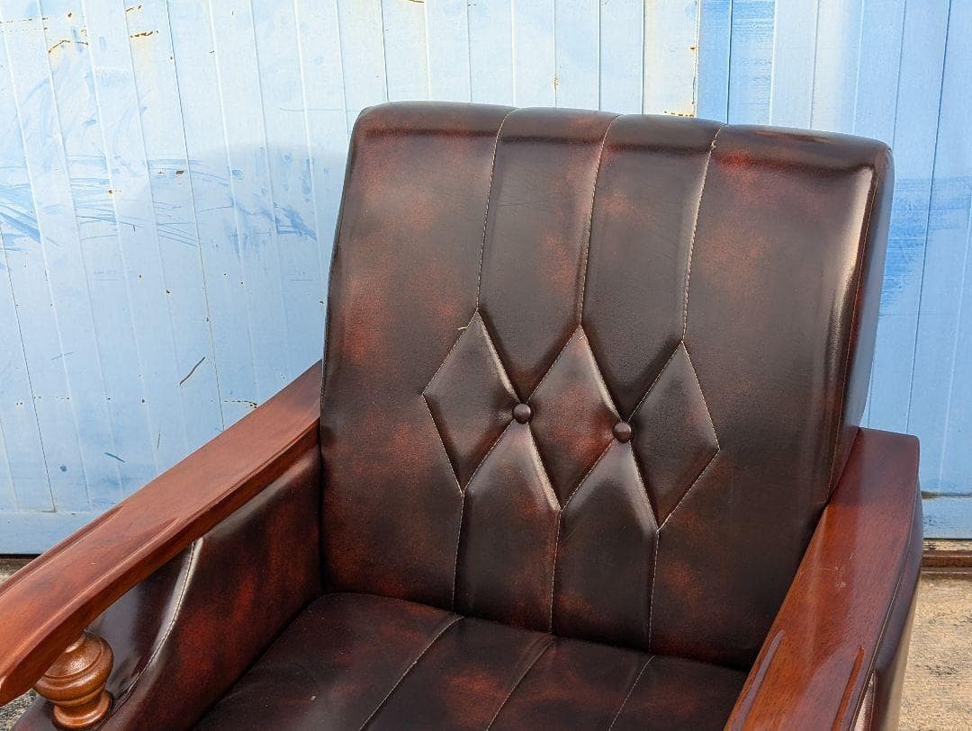 クラシック　ミッドセンチュリー　ヴィンテージ　レトロ　アームチェア　右　SZ