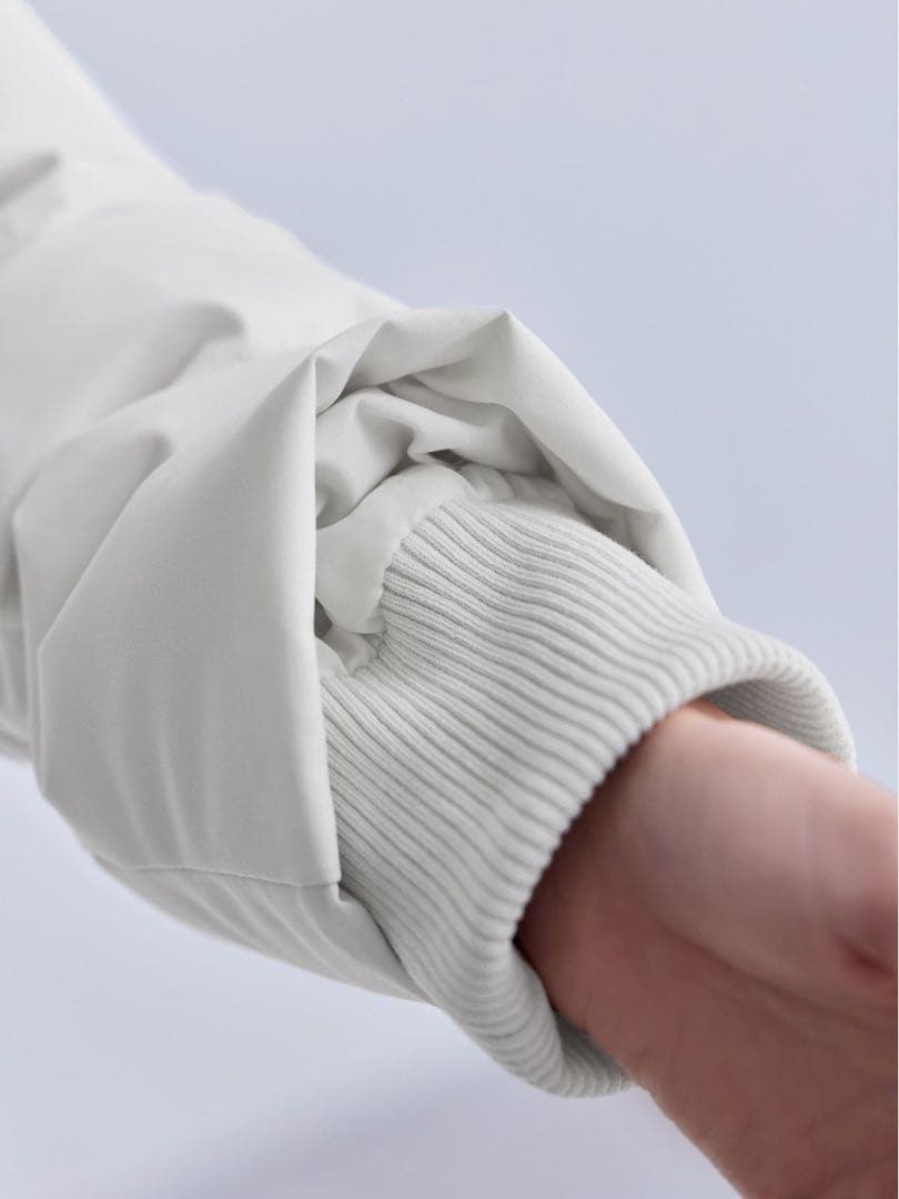 新品・未使用★overE★ストレッチダウンコート★ライトグレー★90