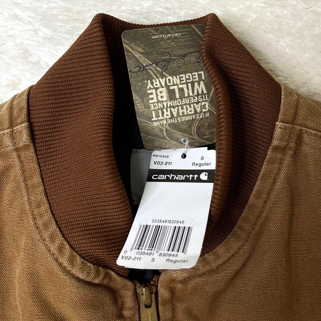 カーハートタグ付きデッドストックヴィンテージサンドストーンダックベストSメキシコ