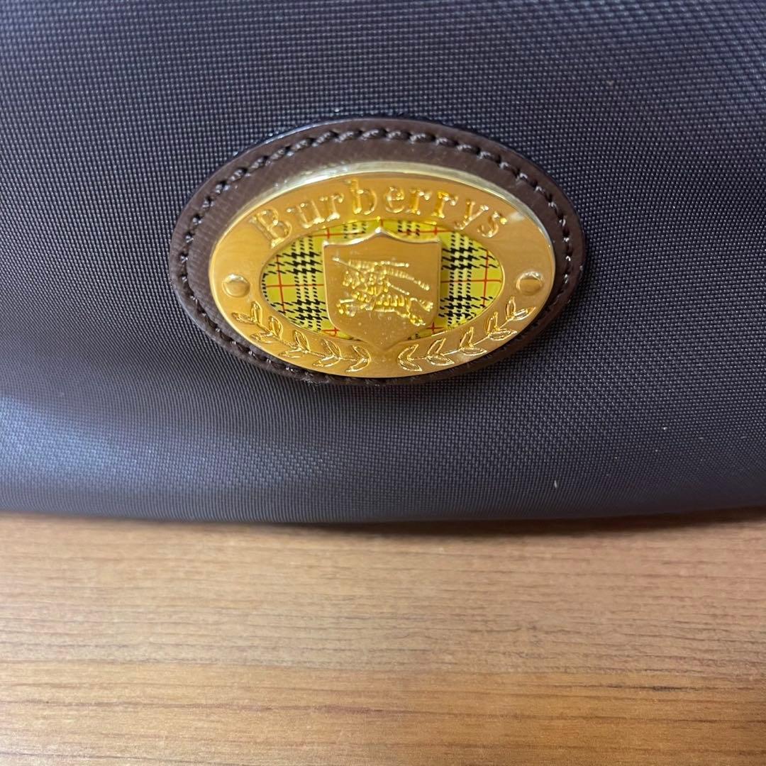 Burberry ショルダーバッグ ナイロン✖︎レザー ブラウン