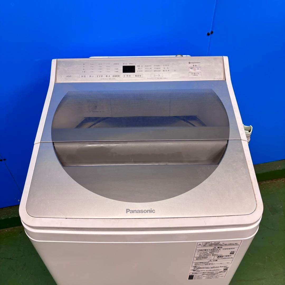 679 パナソニック　大容量　洗濯機　10キロ　小型　家庭用サイズ　美品