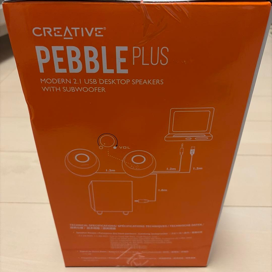 Creative Pebble Plus 2.1スピーカー