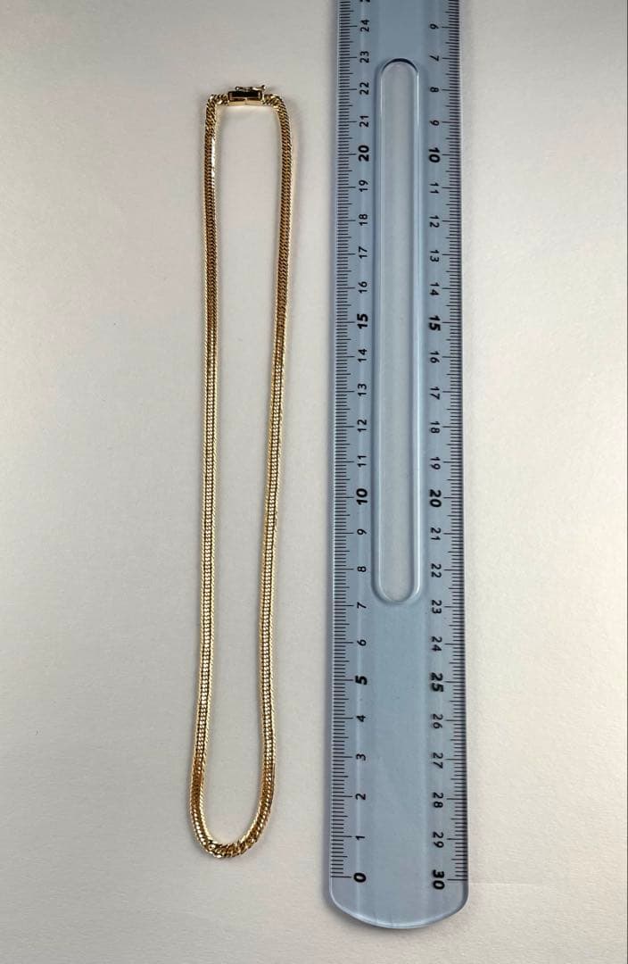 K18喜平ネックレス　18金チェーン　12面トリプル喜平ネックレス