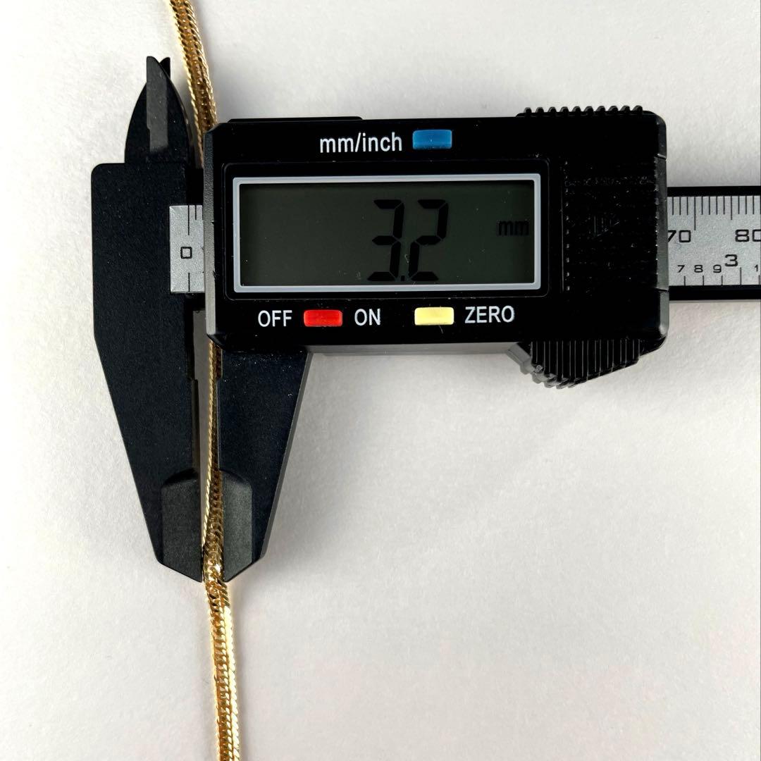 K18喜平ネックレス　18金チェーン　12面トリプル喜平ネックレス