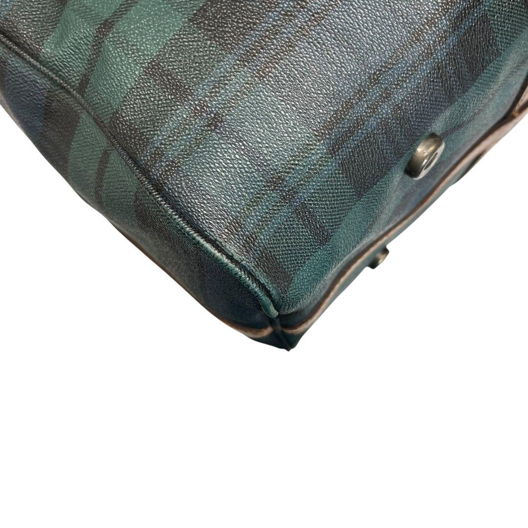 美品　ポロラルフローレン　ボストンバッグ　チェック　PVC 7