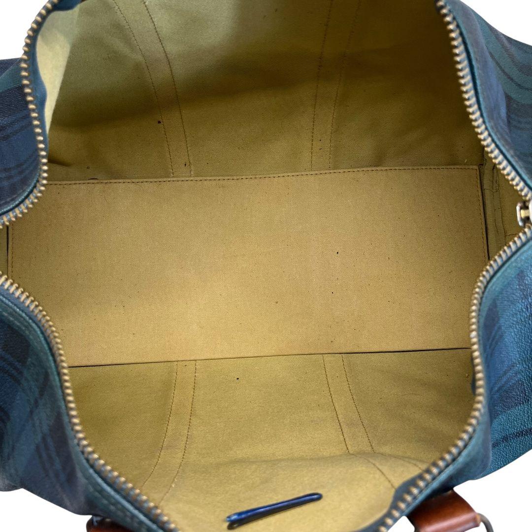 美品　ポロラルフローレン　ボストンバッグ　チェック　PVC 7