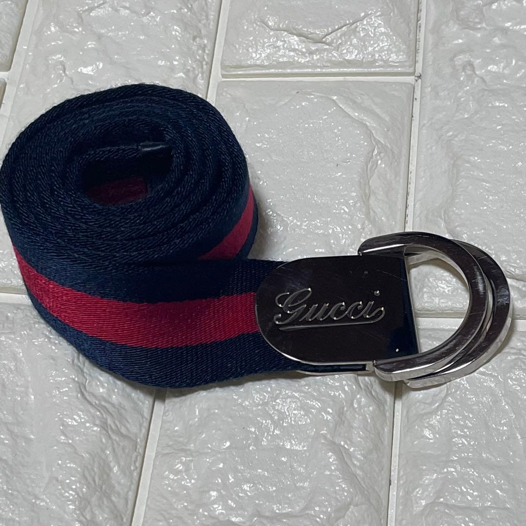 GUCCI シェリーライン　サンチュールベルト　Dリングオールド