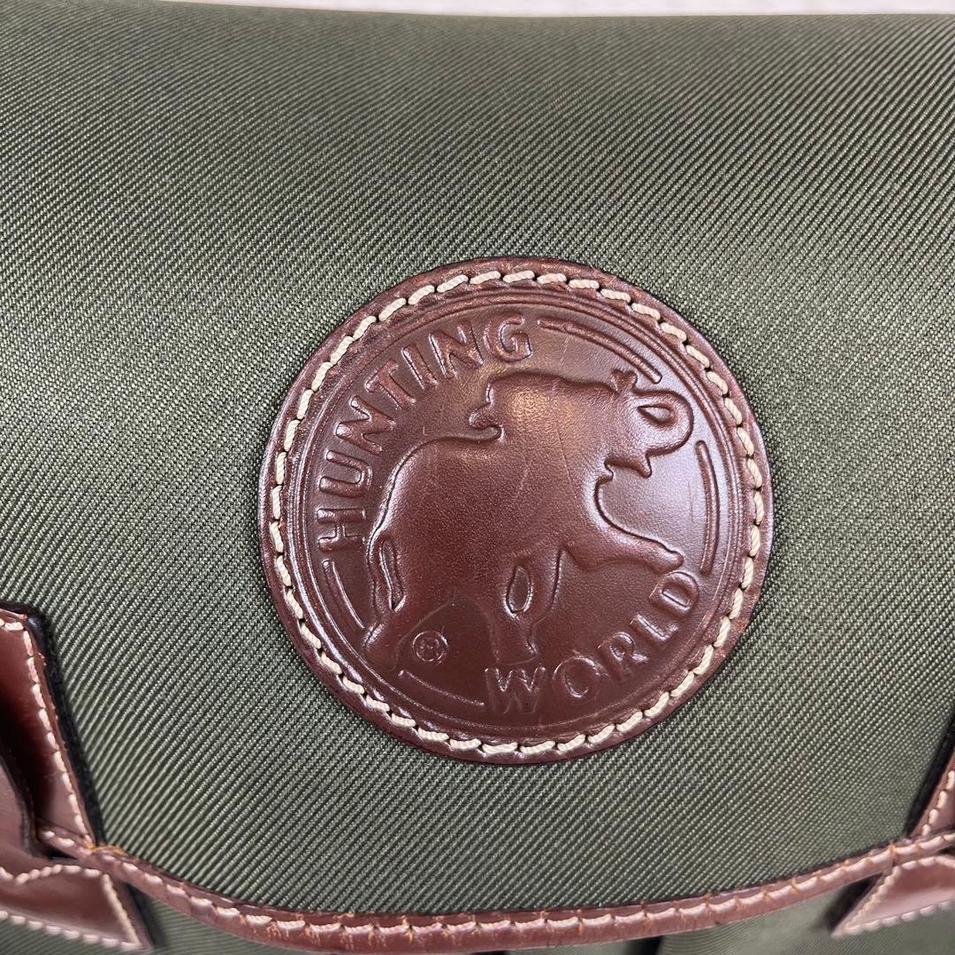 【美品】HUNTING WORLD サファリトゥデイ メッセンジャーバッグ