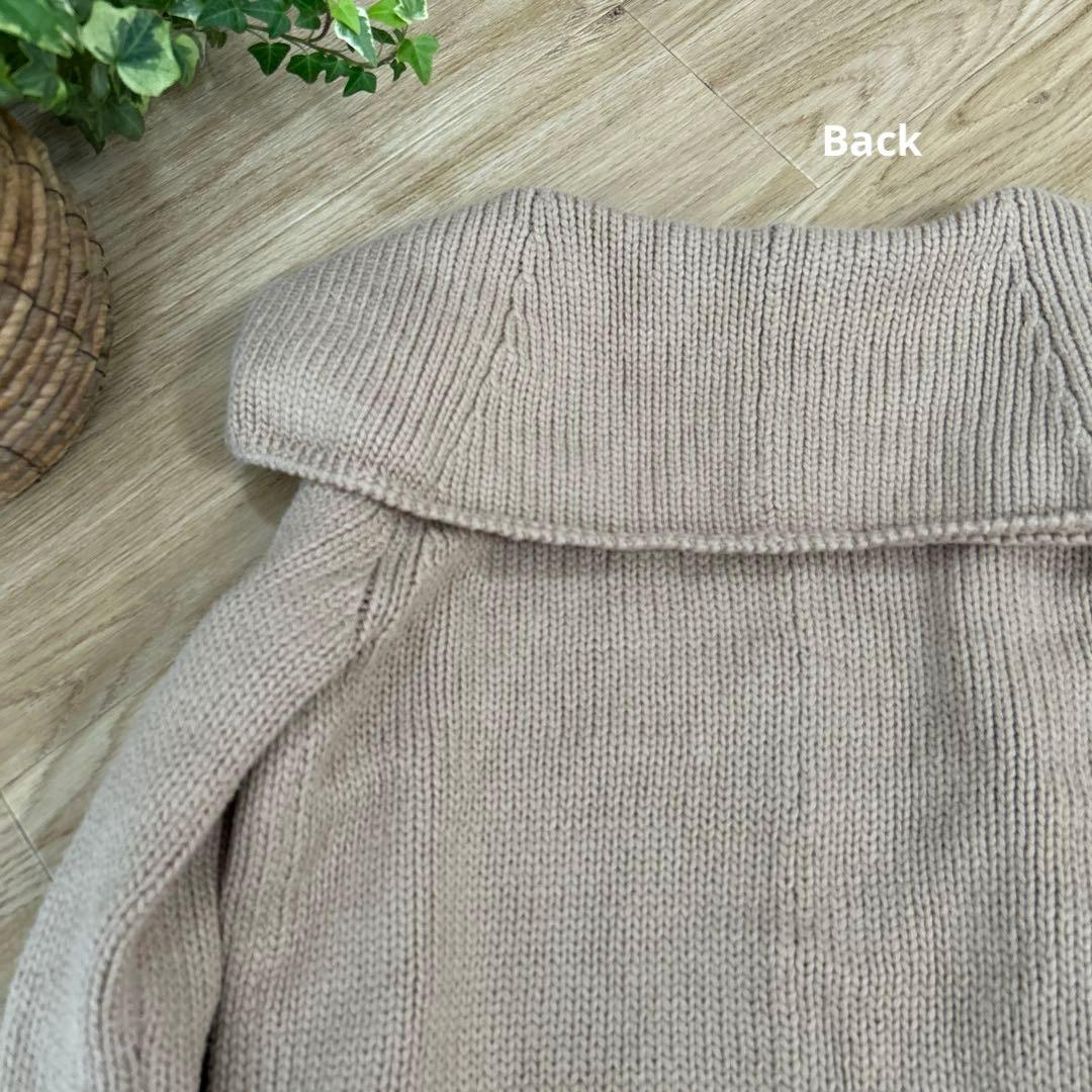 フォクシー　エンジェルヘアコットンロングカーディガン　フリーサイズ　ミルクティー