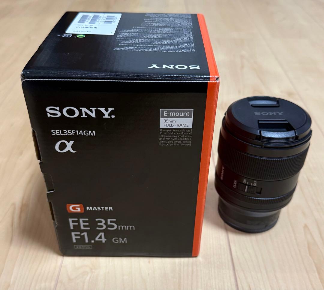 美品 保証付 SONY FE 35mm F1.4 GM レンズ