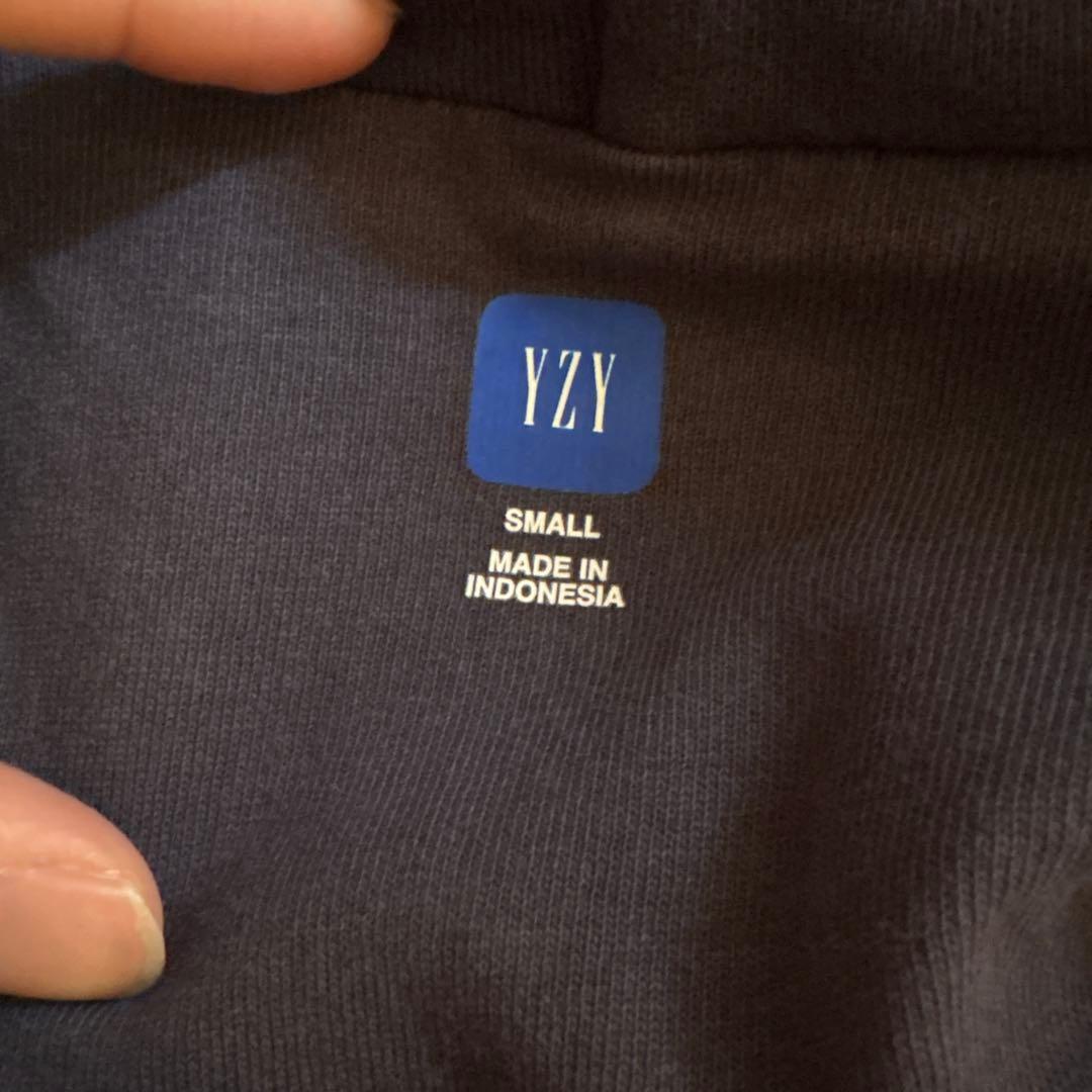 yeezy gap zip hoodie ネイビー