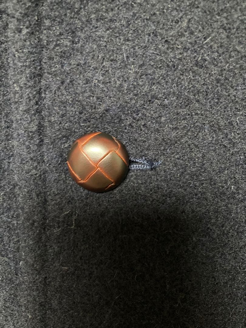 DANTON ウールモッサジャケット 38 ネイビー