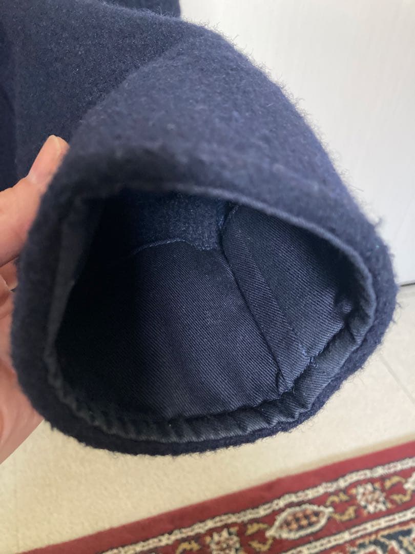 DANTON ウールモッサジャケット 38 ネイビー