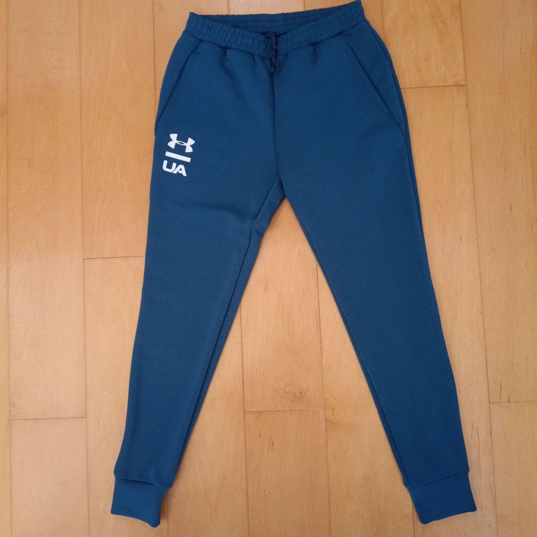 【未使用】アンダーアーマー ジャージ 上下セット XLとL 青