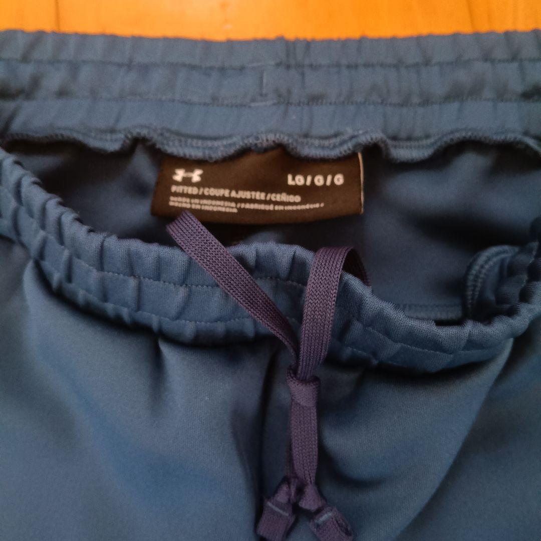 【未使用】アンダーアーマー ジャージ 上下セット XLとL 青