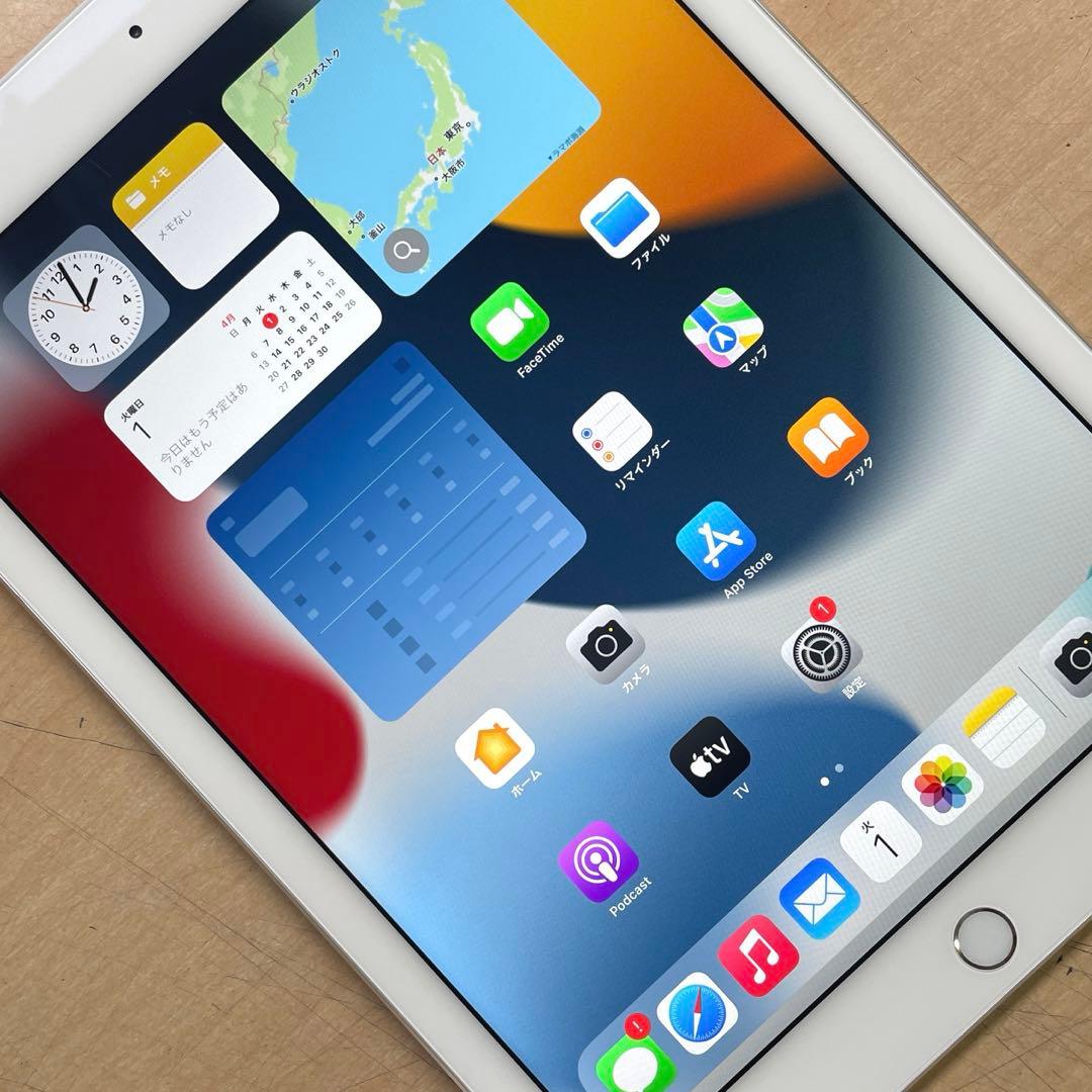 iPad Air2 32GB Cellular シルバー　A1567 美品　#5