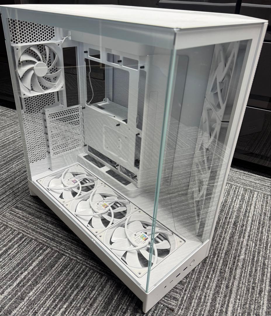 NZXT H9 Flow デュアルチャンバー　PCケース ホワイト BTF対応