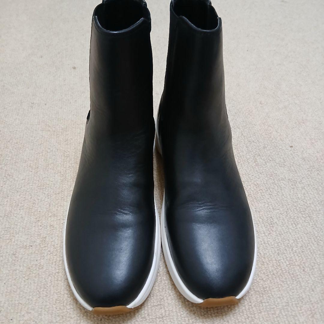 【雨の日も◎】ローレンラルフローレン 防水 サイドゴアブーツ 24.5-25cm