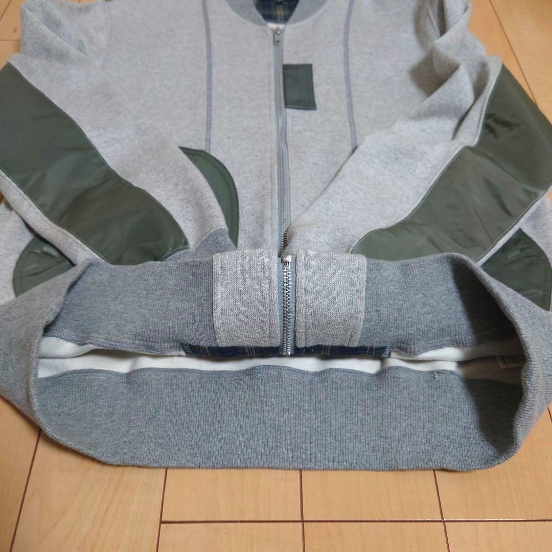 ●美品● コムデギャルソン オム 切替スウェットブルゾン