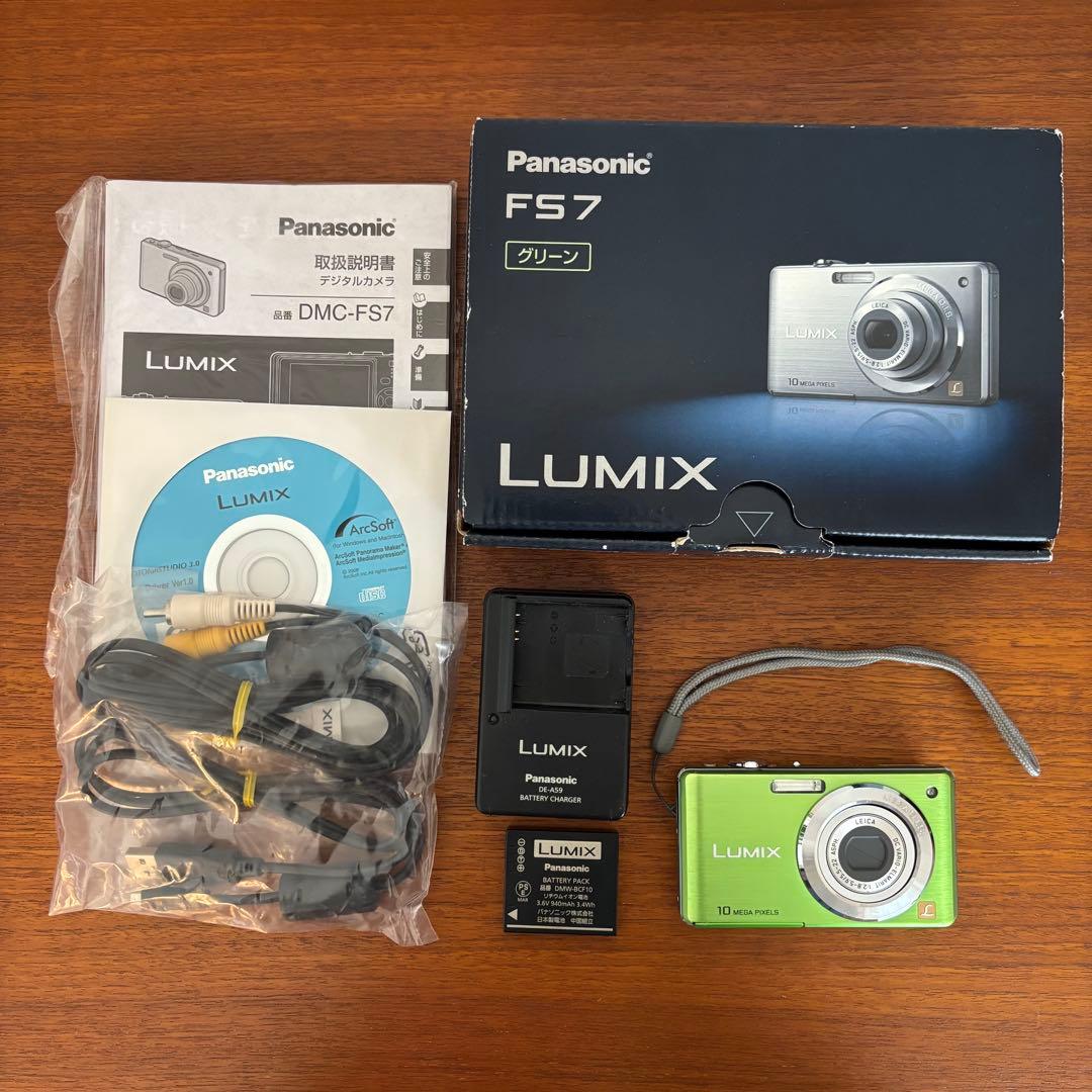 Panasonic LUMIX DMC-FS7 グリーン デジタルカメラ
