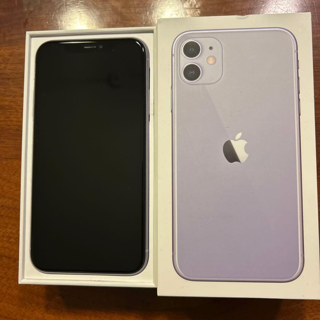 iPhone11 本体　パープル　64GB
