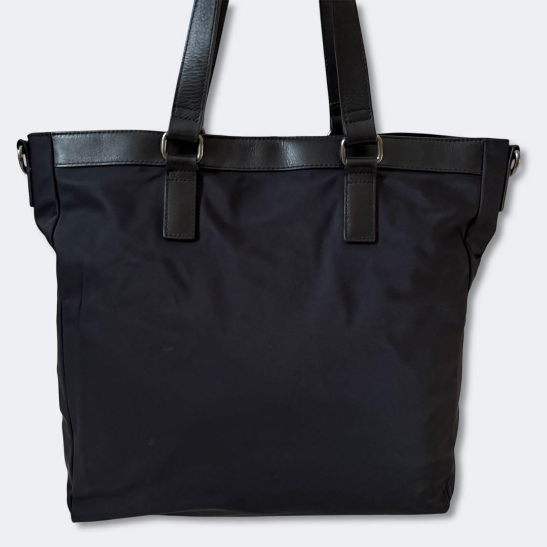 美品 バーバリーブラックレーベル ナイロン トートバッグ 肩掛け