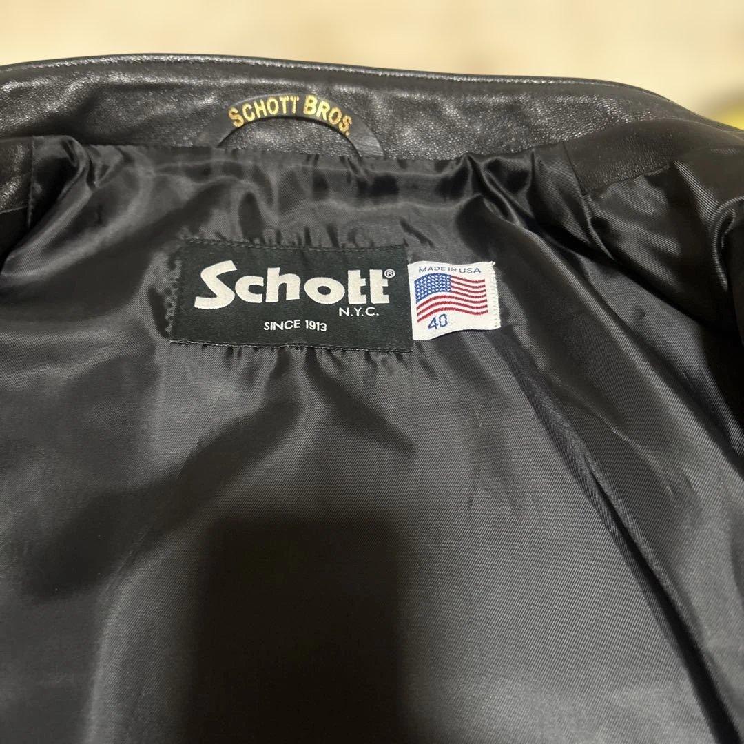 超美品‼️schott241XX 40インチ　ラム革
