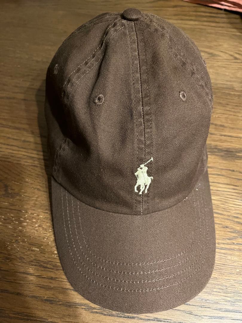 正規品✴︎polo ralphlaurenブラウン キャップ 帽子
