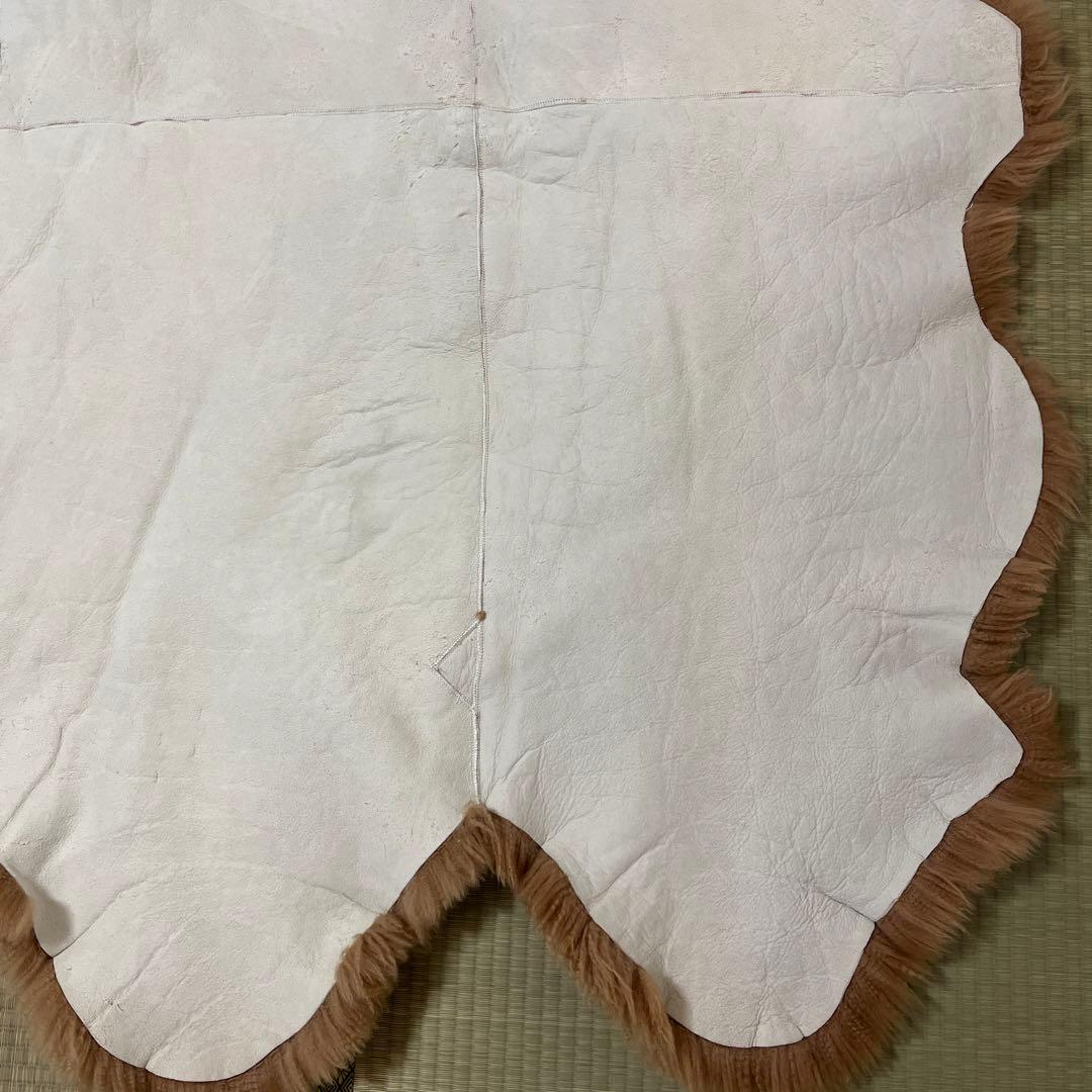 【好塩基球】ムートンラグ　ブラウン　6匹分　135×165