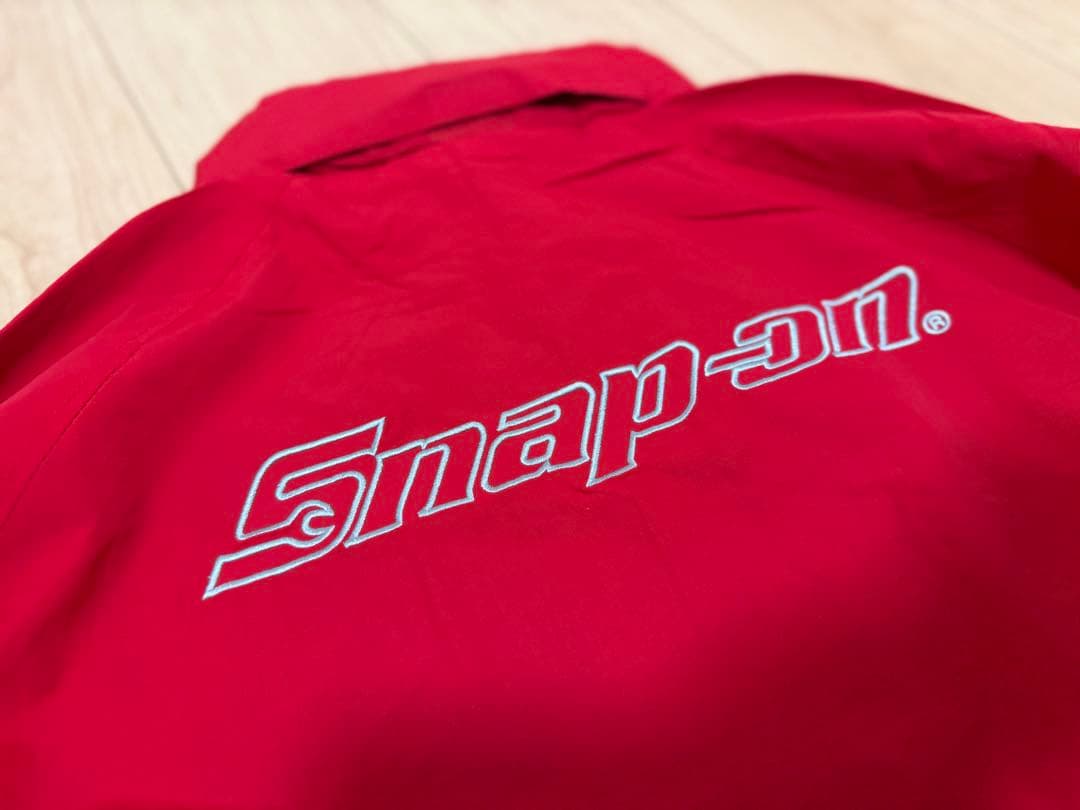 Snap-on ナイロンジャケット レッド　M