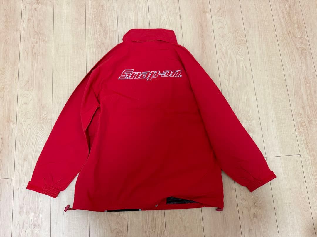 Snap-on ナイロンジャケット レッド　M