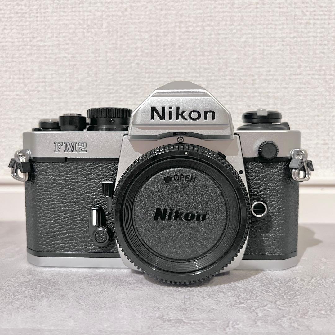 【極美品箱付】【3/23処分予定】レンズセットNikonNew FM2 シルバー