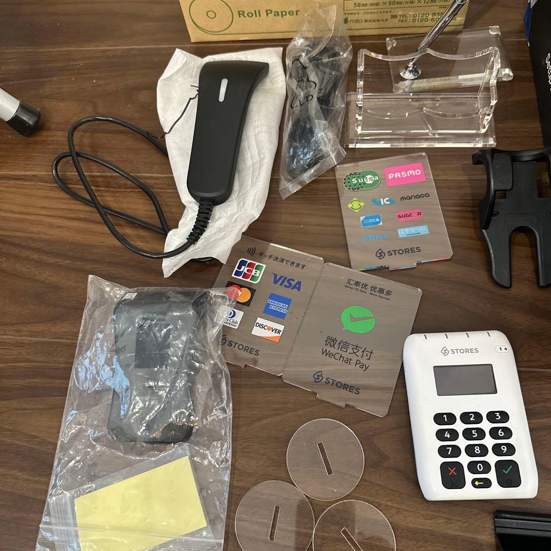 POP10 BLK JP & カードリーダー & 感熱ロール紙