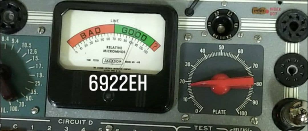 Amperex 6DJ8/ECC88 + 6922EH 真空管 4本セット