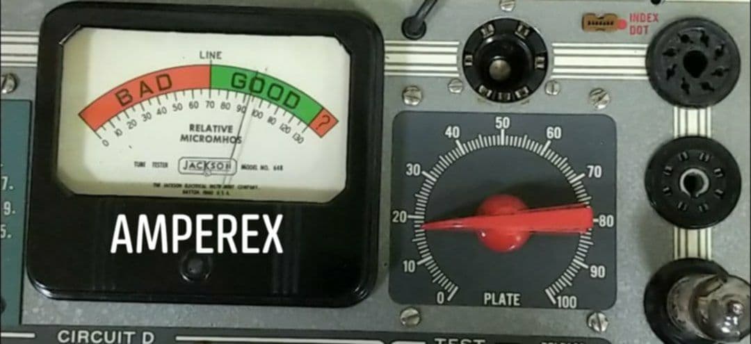 Amperex 6DJ8/ECC88 + 6922EH 真空管 4本セット