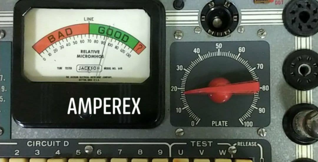 Amperex 6DJ8/ECC88 + 6922EH 真空管 4本セット