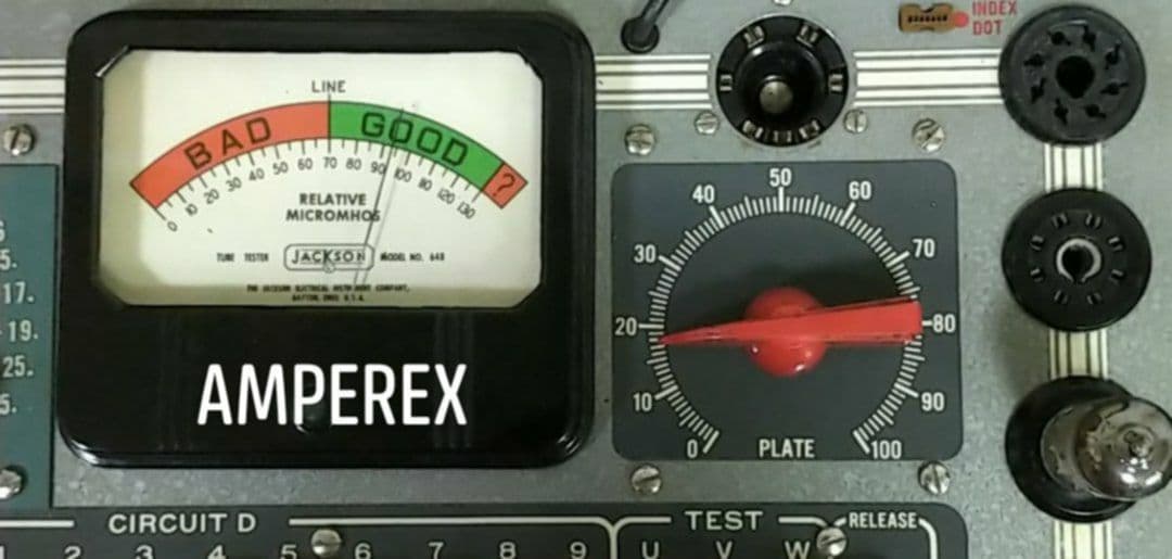 Amperex 6DJ8/ECC88 + 6922EH 真空管 4本セット